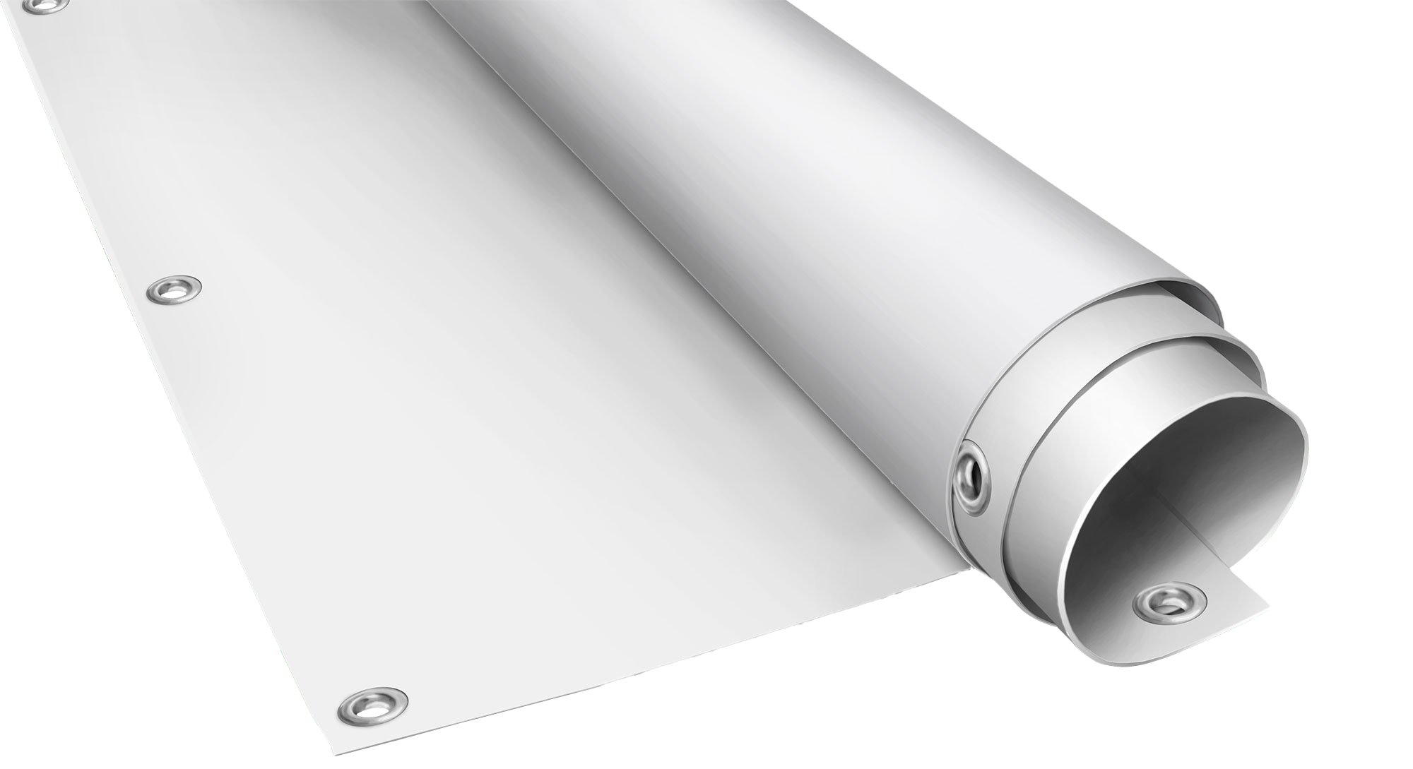 36" X 200'  - White Matte Millcraft - 3" - RL Pagewide Polypropylene AQ UV