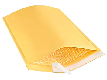 #6 12 1/2 X 19     Gold Kraft Mailers Cushioned Paper / Bubble CT Jiffylite Self-Seal 50/CT Sealed Air