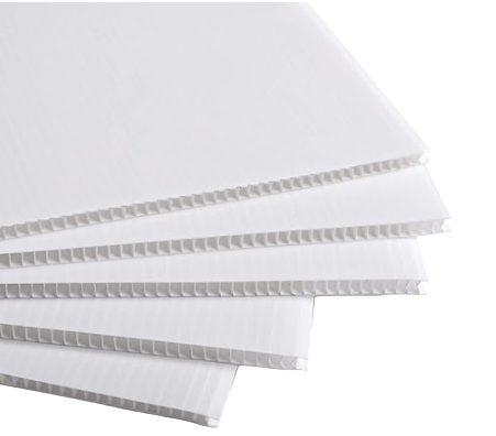 48 X 96   - White  Creoplast 0 - SH  4mm (Coroplast)  25 SH/BX