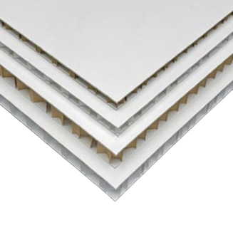 48 X 96    White/Kraft/White Matte EAGLECELL  - CT  1/2" All Paper Honeycomb Graphic Board