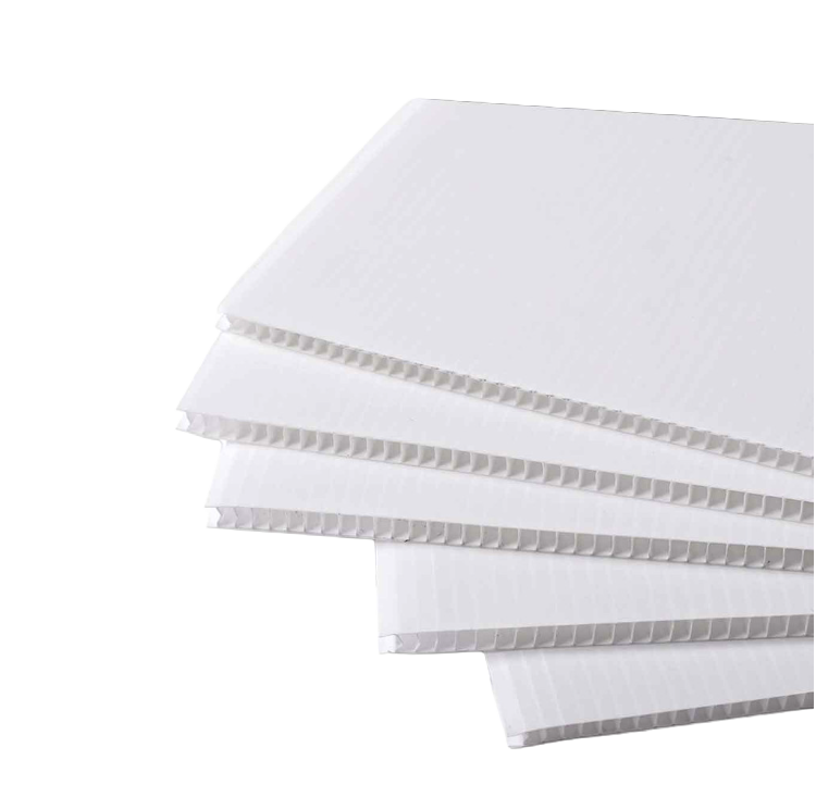 48 X 96 200# B-Flute White/White Millcraft Corrugated Sheets 350/PL