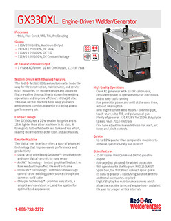 GX330XL CrossLinc Spec Sheet