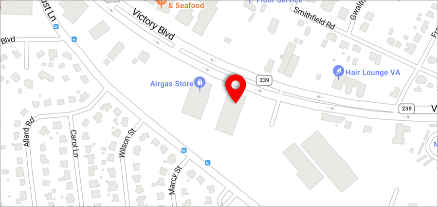 Map of Norfolk branch