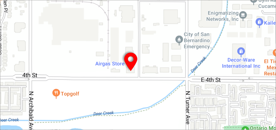 Map of Rancho Cucamonga branch