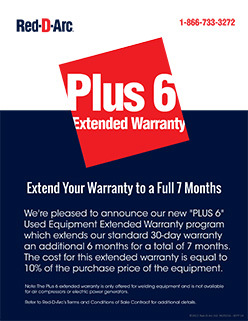 Plus 6 Warranty flyer