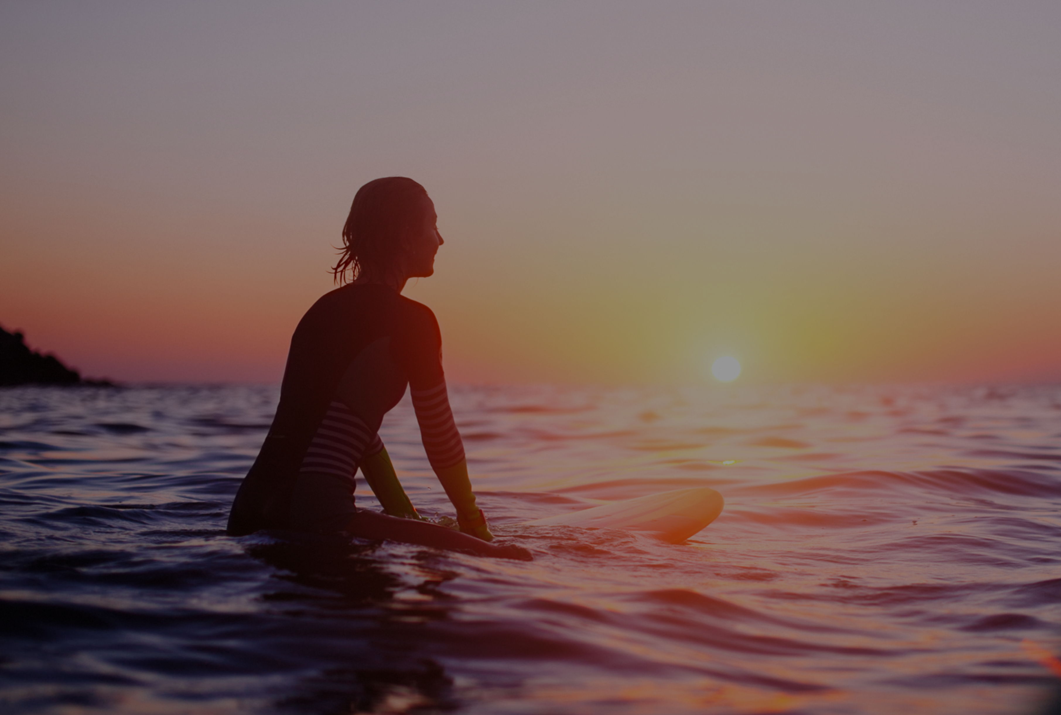 Surfer with surfboard