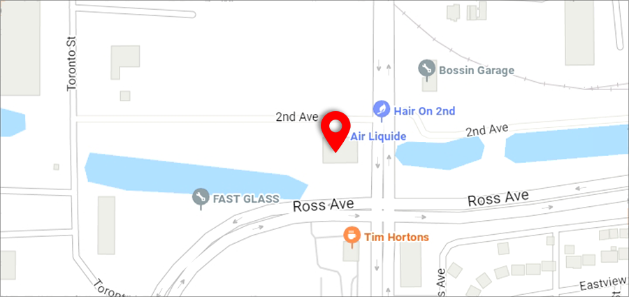 Map of Regina branch