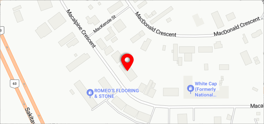 Map of Fort McMurray branch