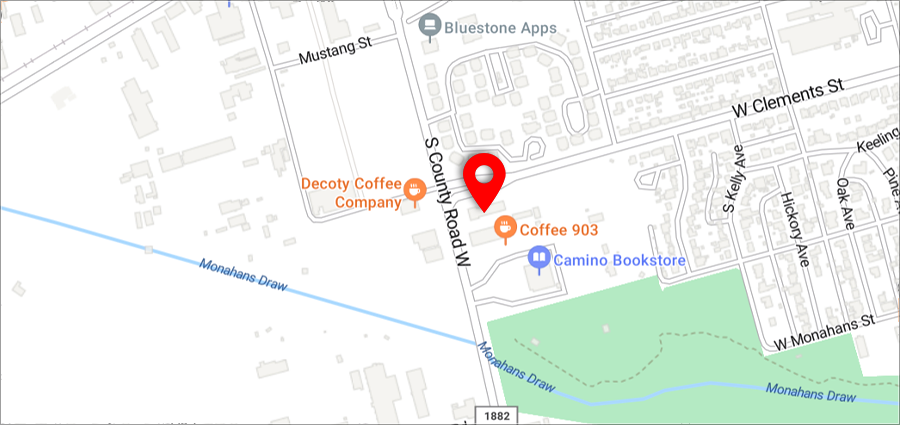Map of Odessa branch
