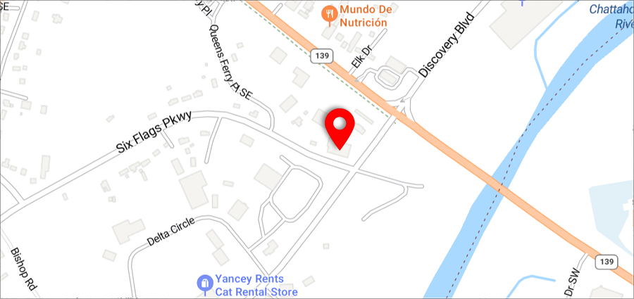 Map of Atlanta branch