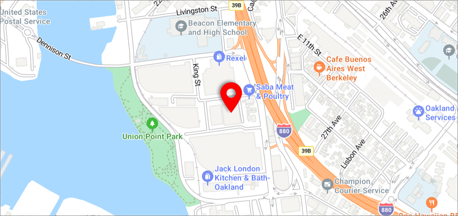 Map of Oakland branch