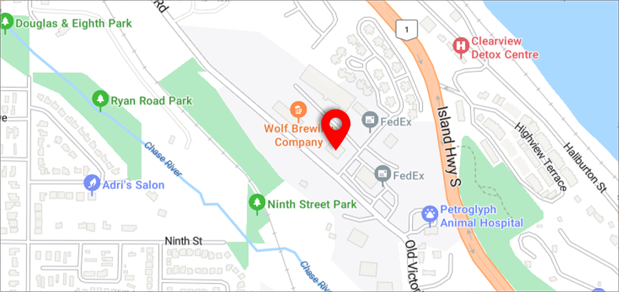 Map of Nanaimo branch