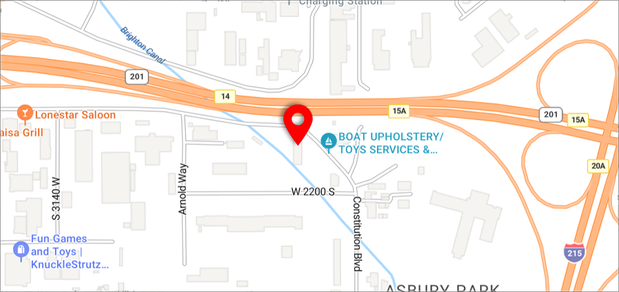 Carte de l'agence de Salt Lake City