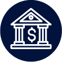 Icône représentant l'argent et les impôts
