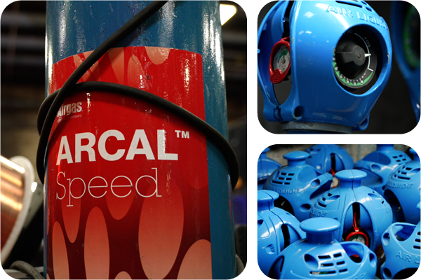 Collage de bouteilles de gaz ARCAL