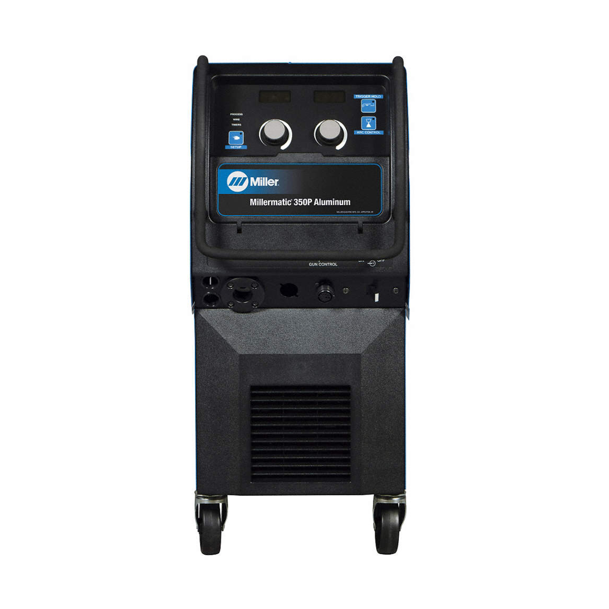 Front of Millermatic 350P Aluminum.