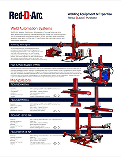 Weld Automation Systems Brochure