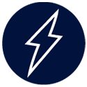 Icon representing electricity or power