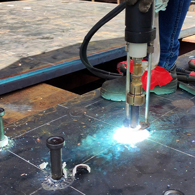 Stud welding industrial material