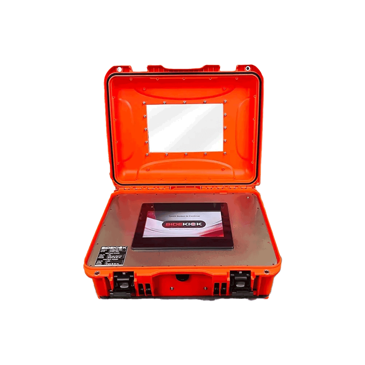 Cooperheat SideKick portable heat treatment unit with 12-inch touchscreen.