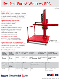 Port-A-Weld (PWS) Spec Sheet