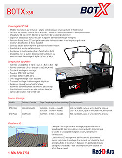 BotX XSR Spec Sheet