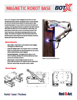 Magnetic Robot Base Spec Sheet