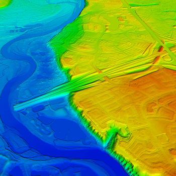 Digital Elevation Model (DEM) by Section - ASCII 1M