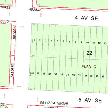 Legal Survey Fabric (LSF) by Section - Microstation