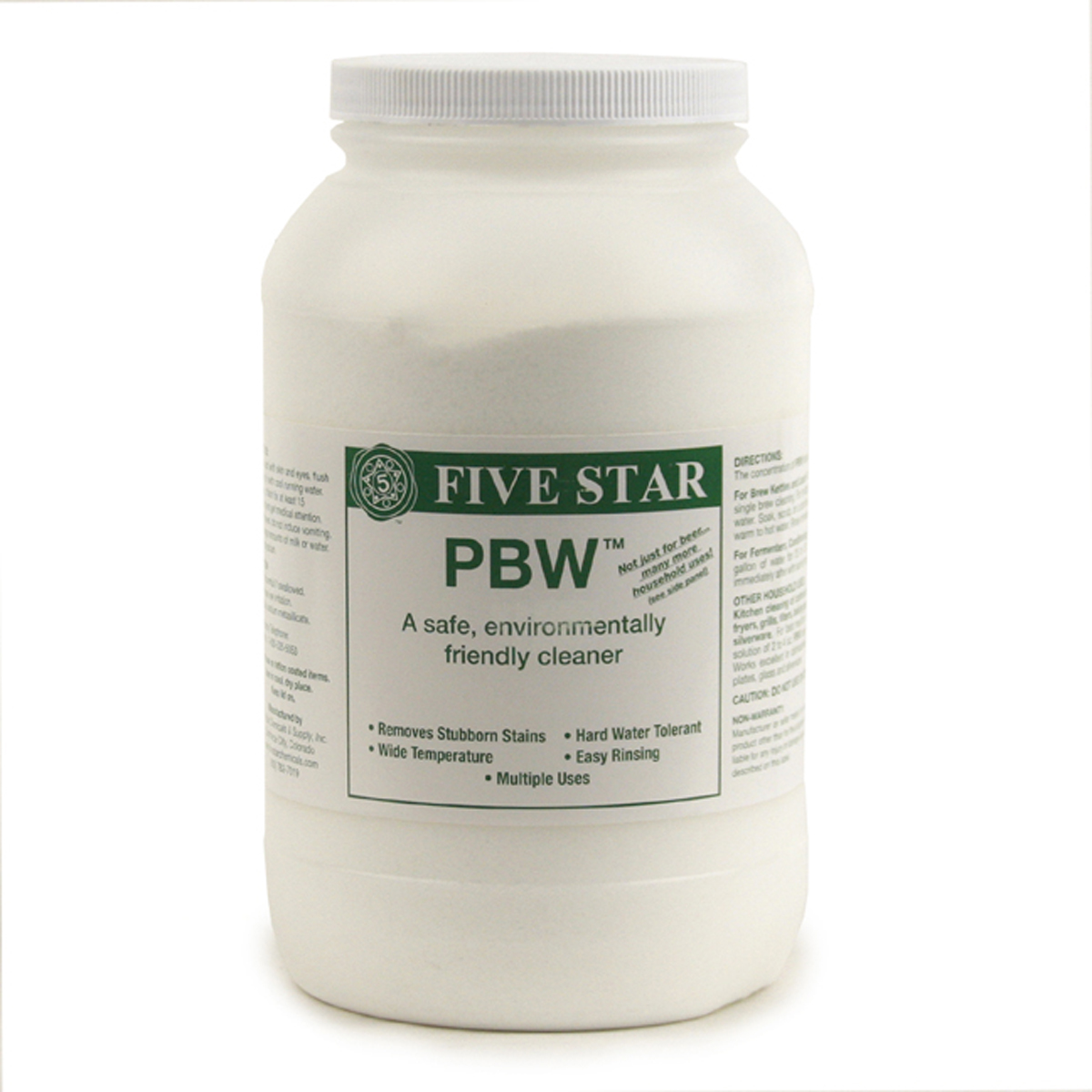 Five Star Chemicals Powdered Brewery Wash