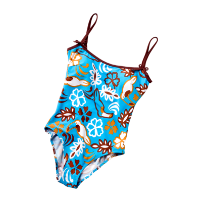 Tropez Print Swimsuit