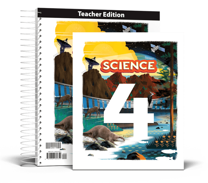 Science 4 textbook and Teacher Edition covers