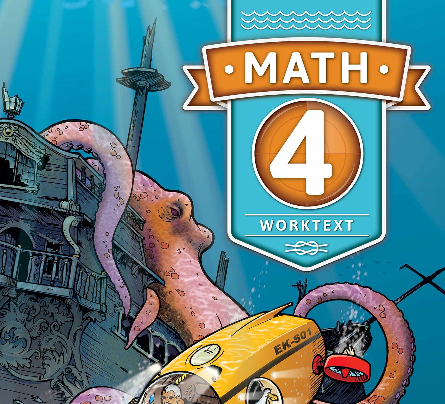 Math 4 worktext cover