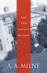 Book cover for "The Red House Mystery" by A.A. Milne.