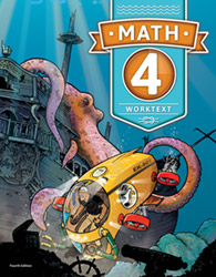 BJU Press Math 4 worktext book cover.