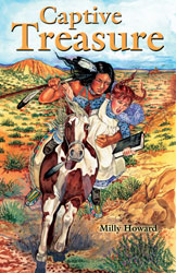 Book cover for "Captive Treasure" by Milly Howard