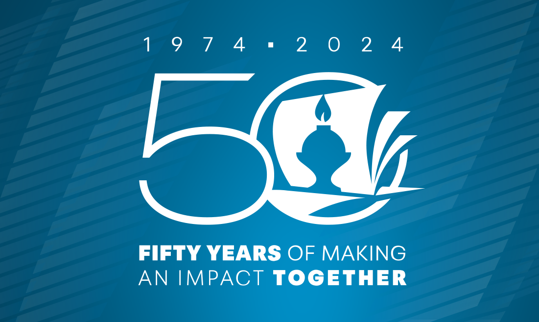 BJU Press 50th anniversary logo
