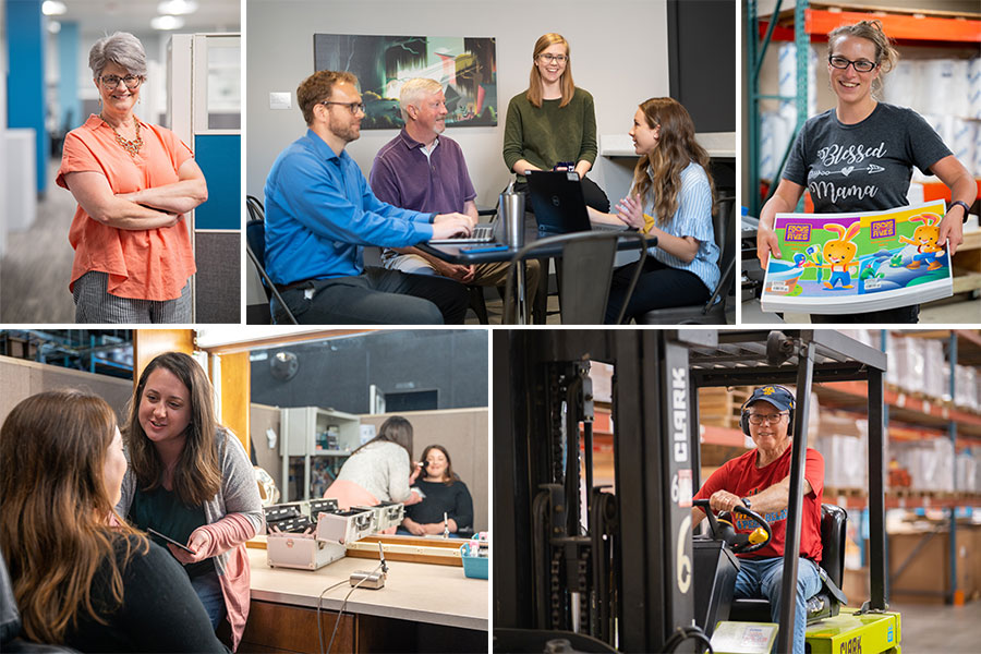 BJU Press employees collage