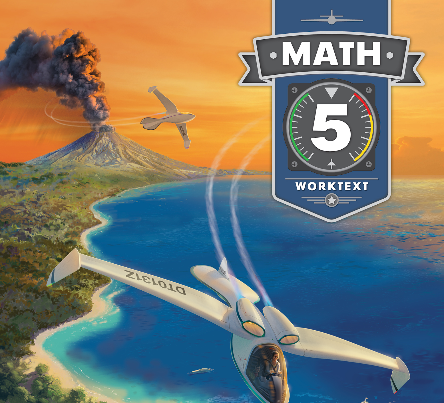 Math 5 worktext cover