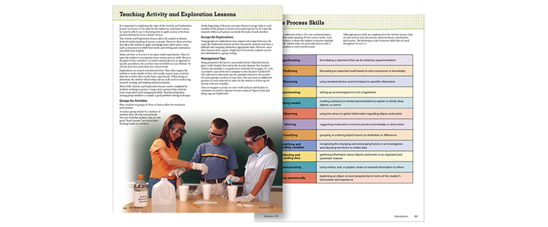 Teacher Edition sample page