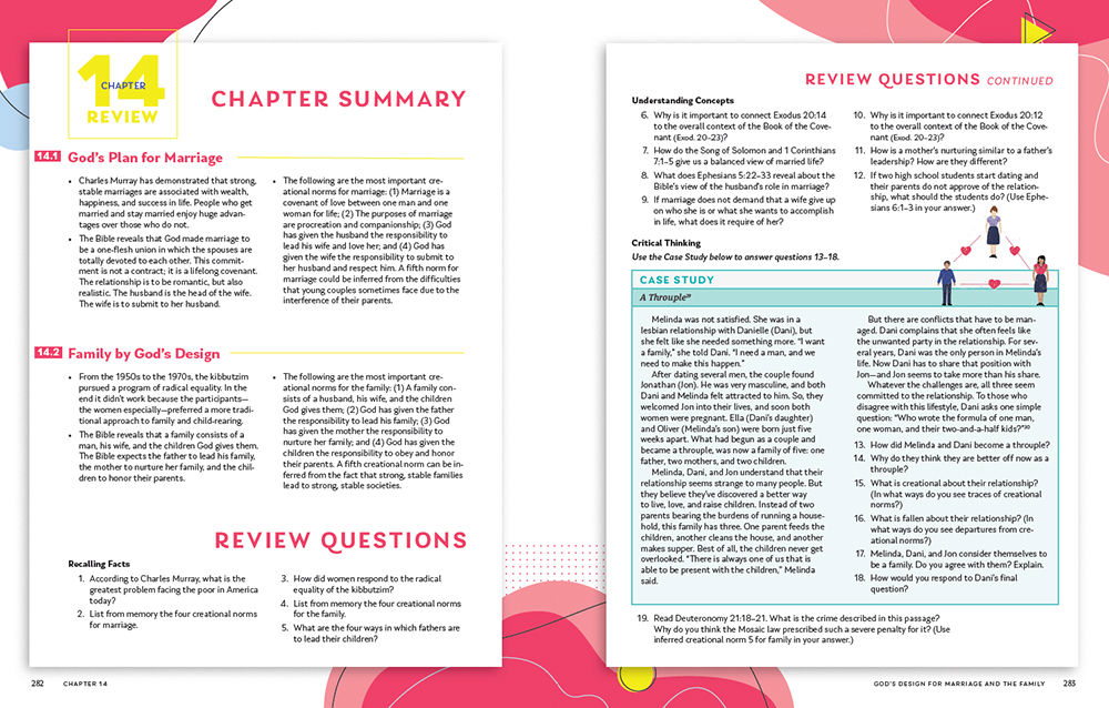 Bible 11 textbook sample page