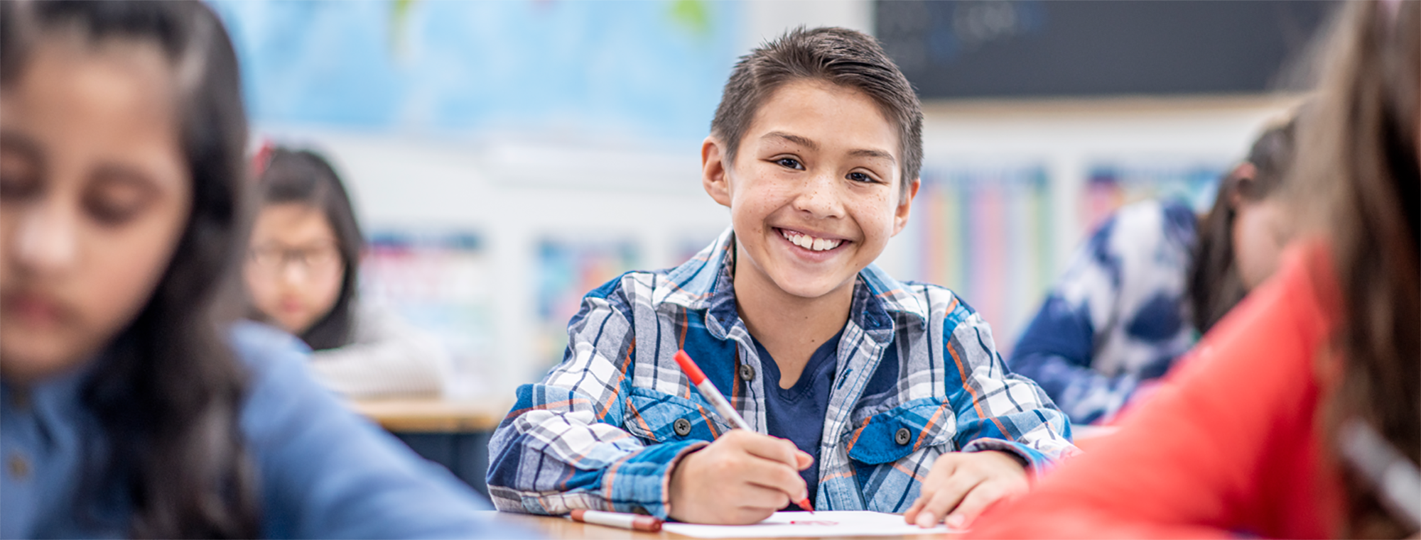 a student at an international school