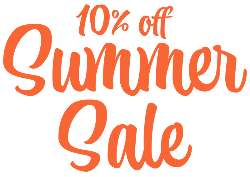 10% Off Summer Sale