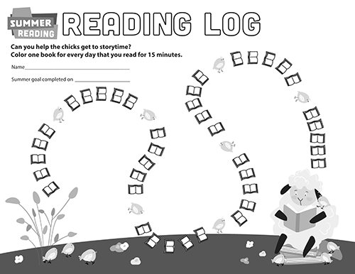 Reading Log Ages 4-8