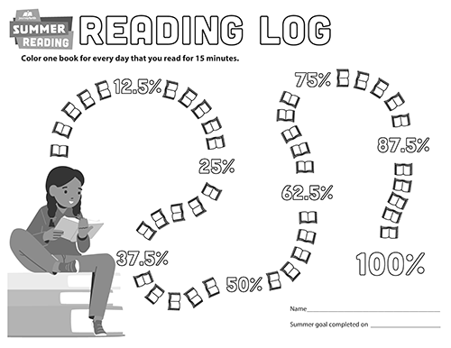 Reading Log Ages 9+