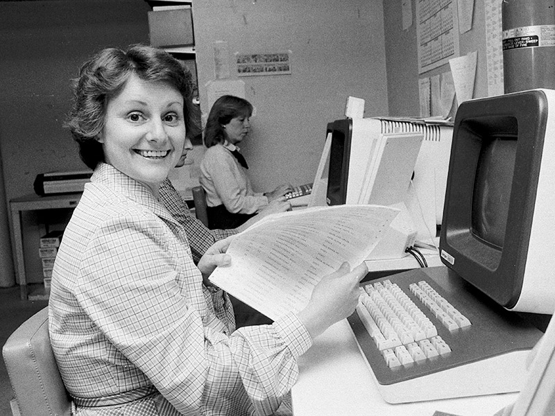 a BJU Press employee in the 1980s