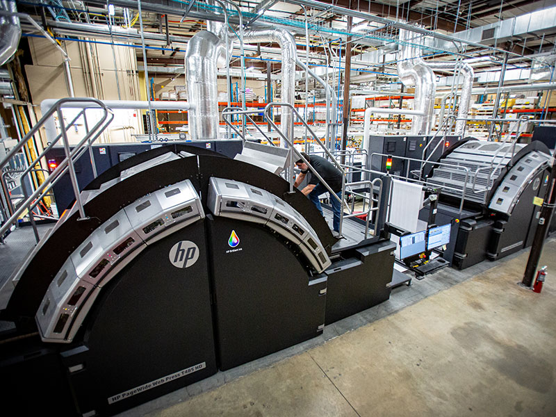 the HP digital press