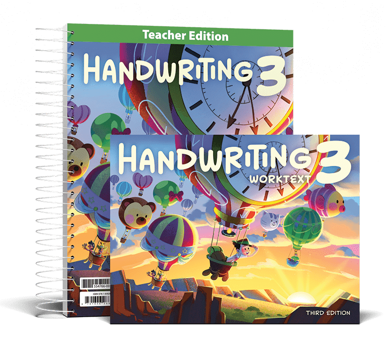 Handwriting textbooks