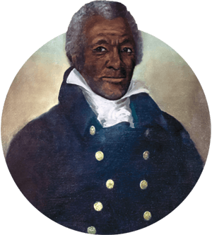 a portrait of James Armistead Lafayette