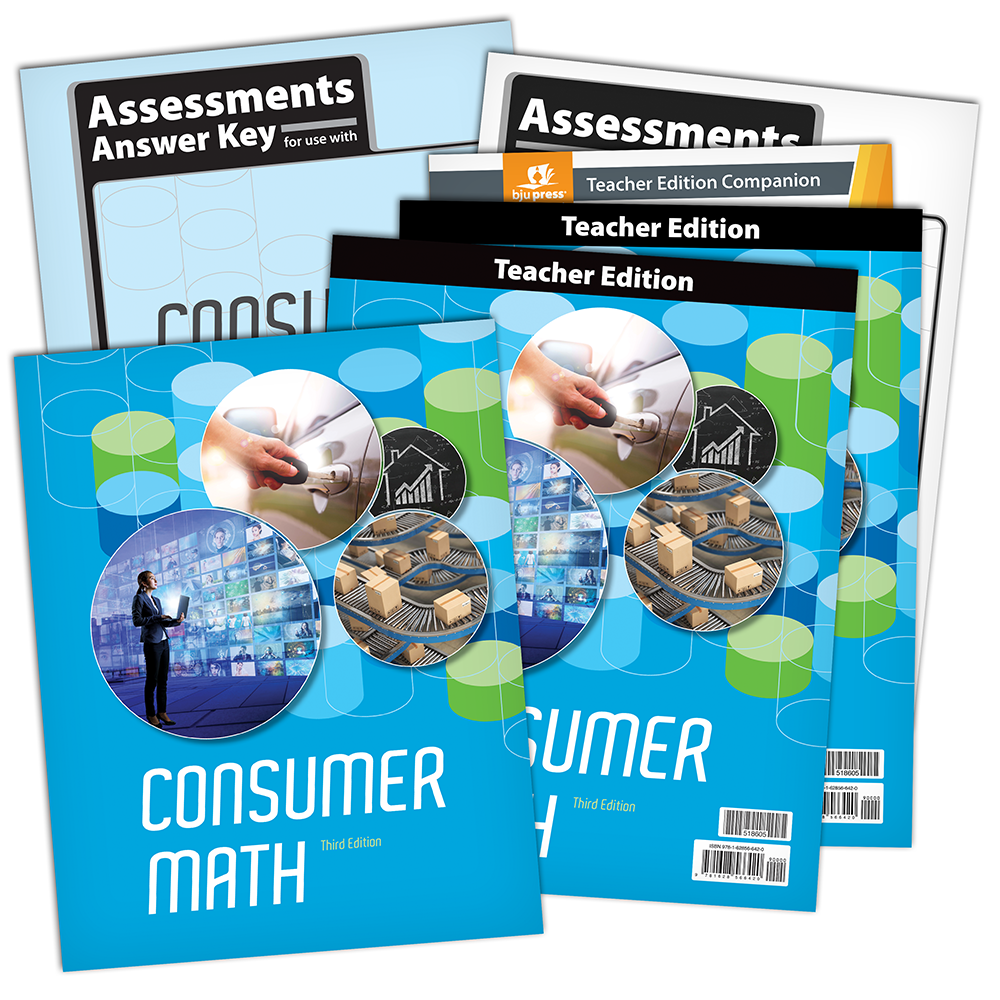 Consumer Math Subject Textbook Kit, 3rd ed. | BJU Press Homeschool